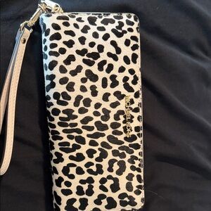 Michael Kors Animal Print Wristlet